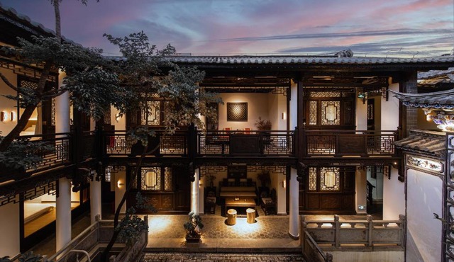 Yun Nan,Da Li Hotel Dali Century-old Ethnic Courtyard Hotel,Located Inside Central Scenic Area of Dali Ancient Town Pick-up Service云南大理文硕合院酒店-大理古城景区内核心位置