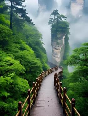 Zhangjiajie Misty Hills