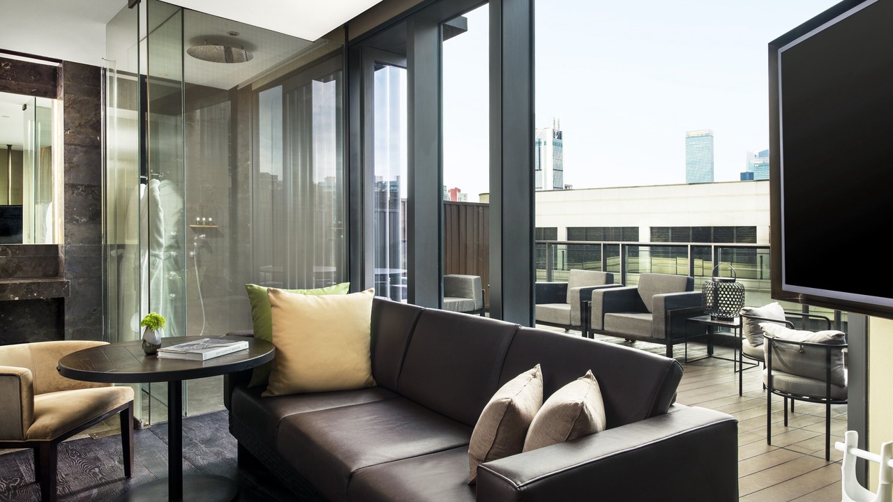 Photo of Patio Balcony in Downtown Shanghai