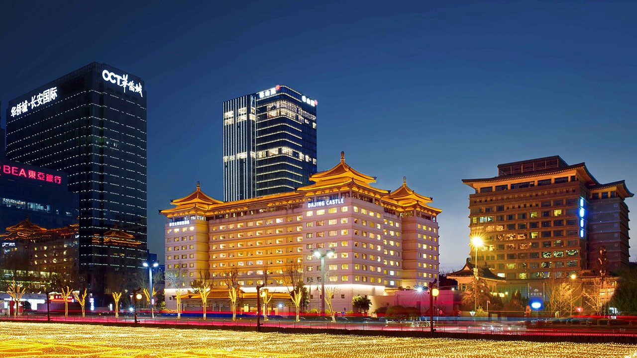 Photo of Buildings in Xi’an City Center