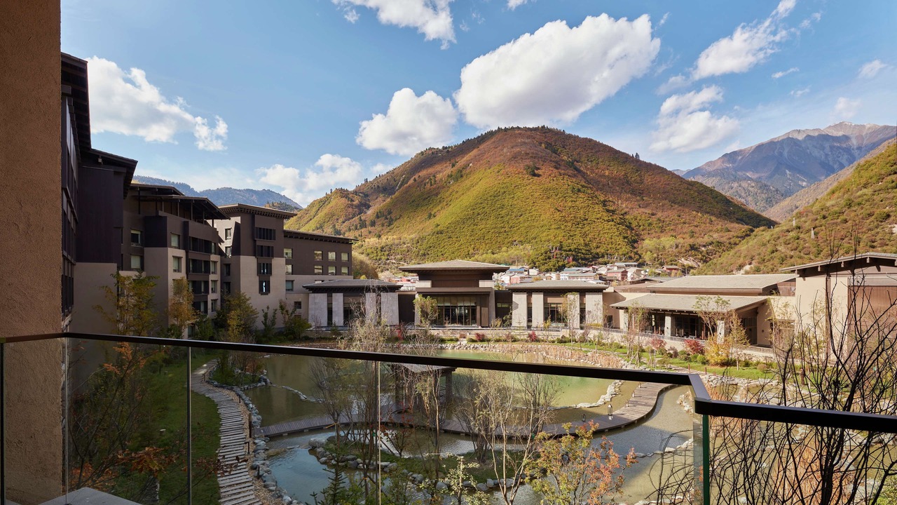 Photo of Buildings in Jiuzhaigou