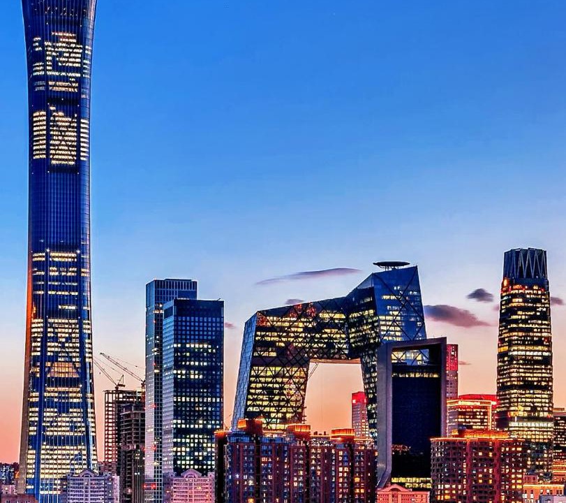 Photo of Buildings in Beijing Central Business District