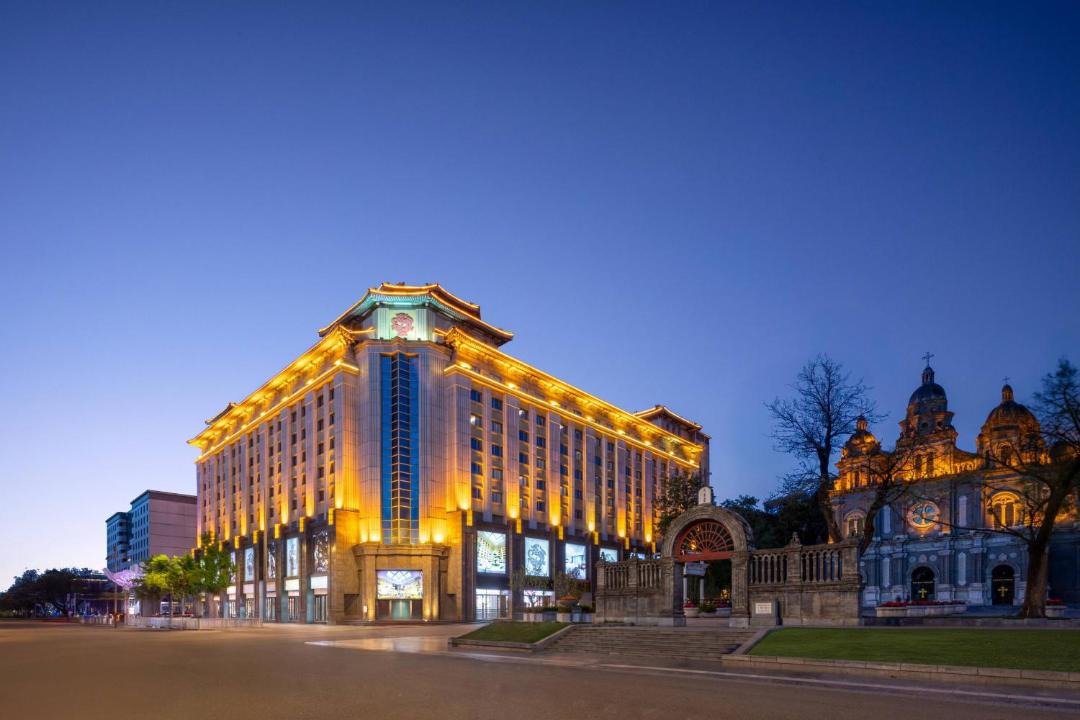 Photo of Buildings in Wangfujing Shopping Area