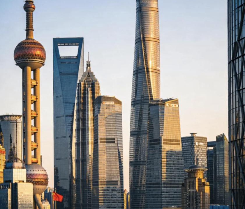 Photo of Buildings in Downtown Shanghai