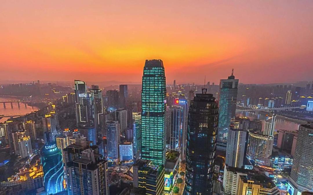 Photo of Buildings in Jeifangbei Central Business District