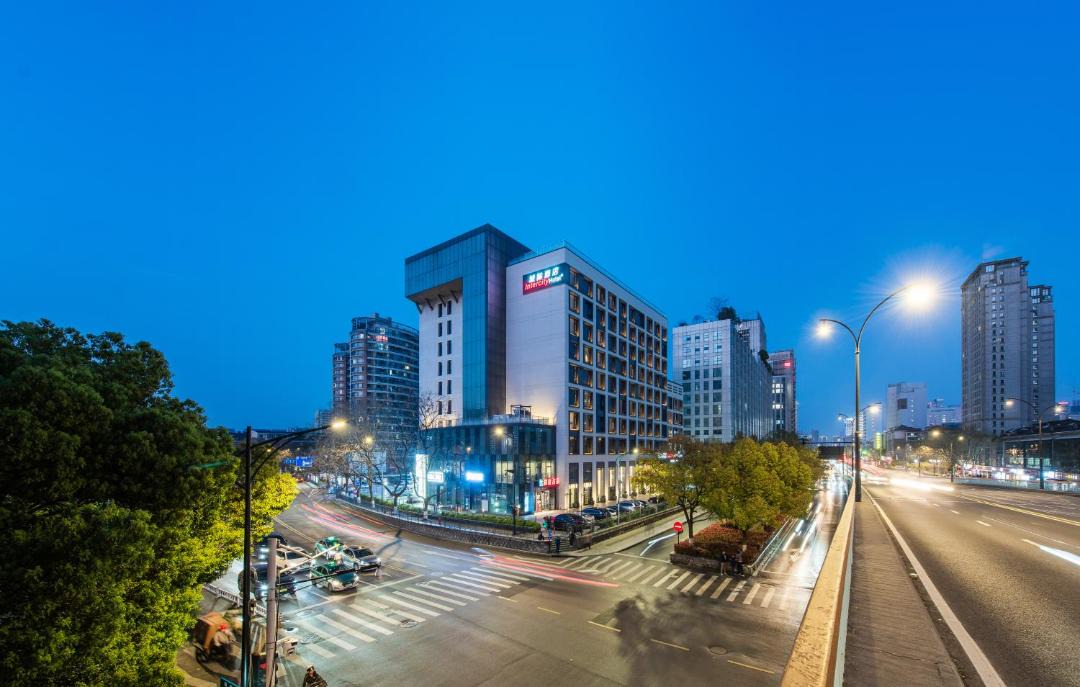 Photo of Buildings in Downtown Hangzhou