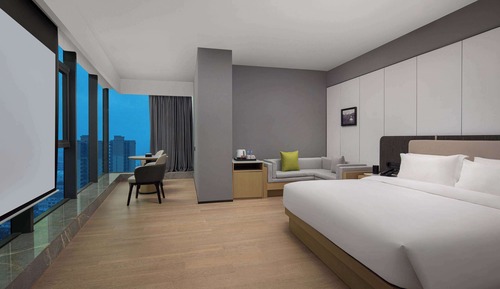 Suite, 1 King Bed, Non Smoking, City View