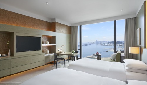 Club Room, 2 Twin Beds, Ocean View