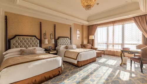 Deluxe Room, 2 Double Beds, Ocean View