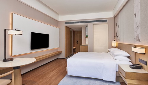 Deluxe Room, 1 King Bed, Mountain View