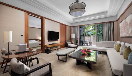 1 King 1 bdrm Ste Lounge Access Private Hot Spring