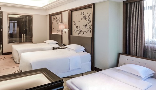 Family Room, 2 Double Beds and 1 Sofa Bed