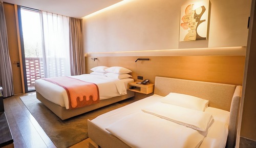 Family Room, 1 King Bed with Sofa bed