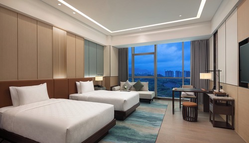 Standard Room, 2 Double Beds, City View (River View)