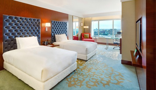 Premium Twin Room, 2 Twin Beds, City View (Walk-In Shower)