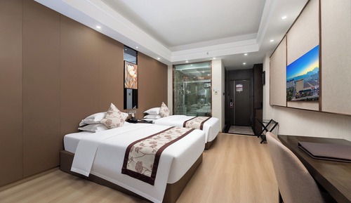 Deluxe Room, 2 Double Beds, Smoking