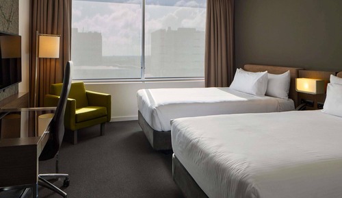 Deluxe Double Room, 2 Double Beds, City View