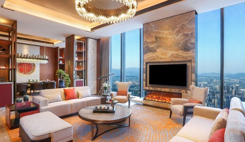Presidential Suite, 1 King Bed, Accessible, Club Lounge Access (High Floor)