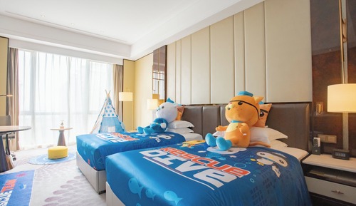 Standard Room, 2 Double Beds, Club Lounge Access (Kids Theme)