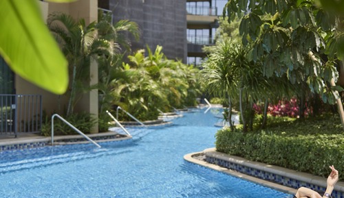 Room, 2 Double Beds, Poolside (View)