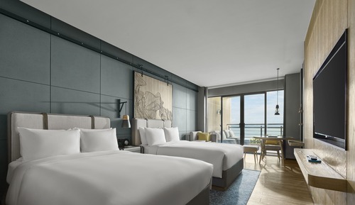 Premier Room, 2 Double Beds, Ocean View, Oceanfront