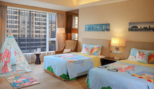 Premium Room, 2 Double Beds, Garden View (Kids Theme)