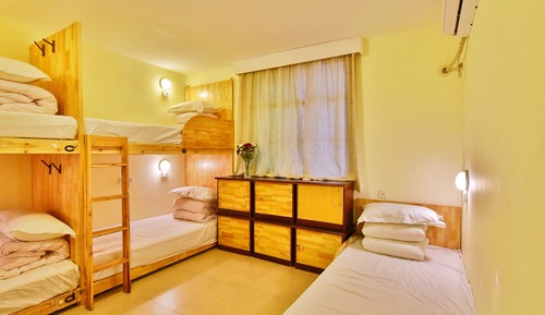 Bed in 7-Bed Female Dormitory Room