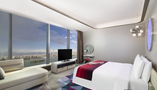 Mega King Room, 1 King Bed, High Floor Lake View