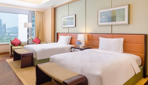 Deluxe Garden View Twin Bed Room