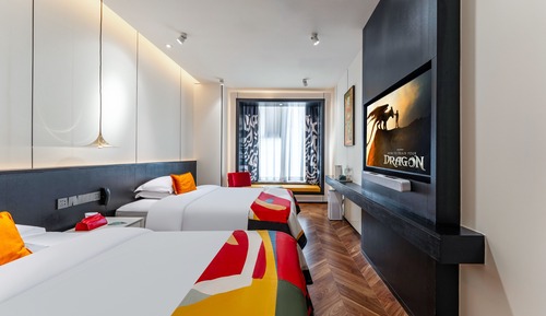 Standard Twin Room, Two Queen Beds (with Nintendo Switch)