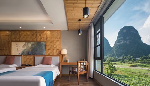 Deluxe Twin Room, Private Bathroom, Mountain View