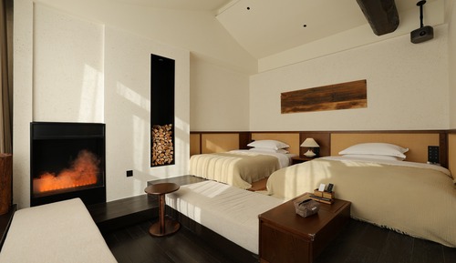 Superior Triple Room, Multiple Beds, Private Bathroom, Courtyard View