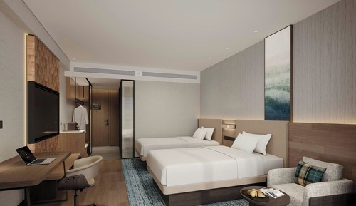 Superior Room, 2 Double Beds, City View