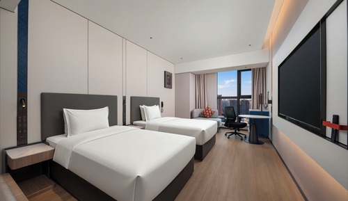 2 Single Standard Stocked Minibar Included