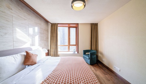Family Suite, Kitchen, City View