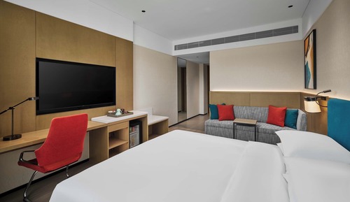 Room, 1 King Bed with Sofa bed, Garden View