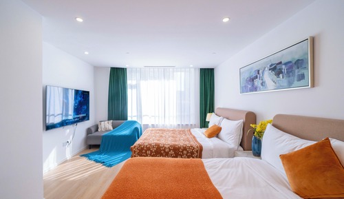 City View 2BR Serviced Residence - Comfortable Family Living