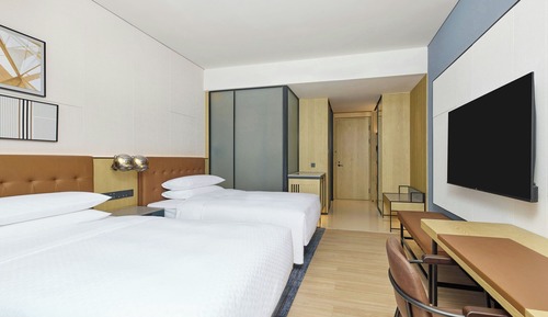 Premium Room, 2 Double Beds, City View