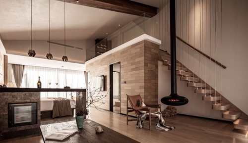 Luxury Duplex, Multiple Beds, Mountain View, Mezzanine