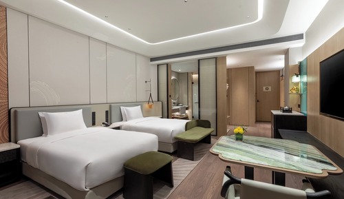 Standard Room, 2 Double Beds, City View
