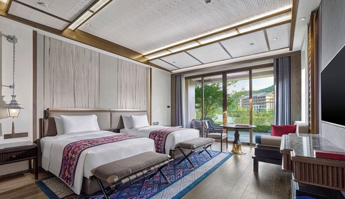 Panoramic View Terrace Loft Courtyard Double Bedroom Villa