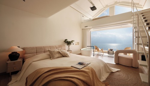 Family Twin Room, Sea View