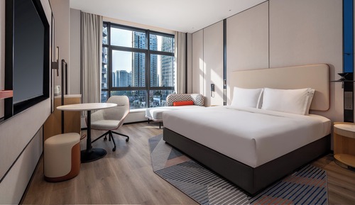 Standard Room, 1 King Bed, City View