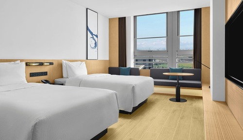 Superior Room, 2 Double Beds, City View