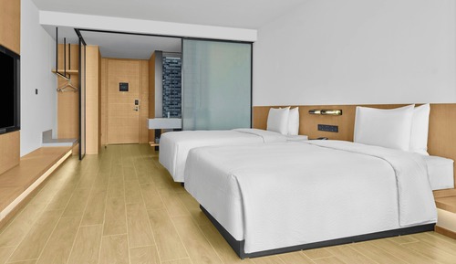 Premier Room, 2 Double Beds, City View