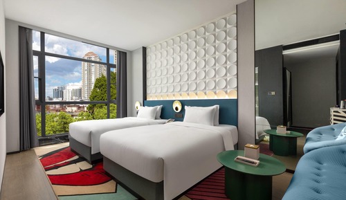 Room, 2 Twin Beds, Non Smoking (Oriental Modern)