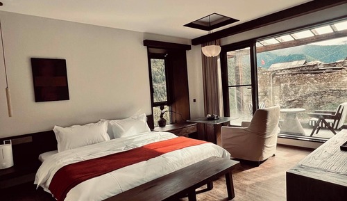 City Double Room, Balcony, Hill View