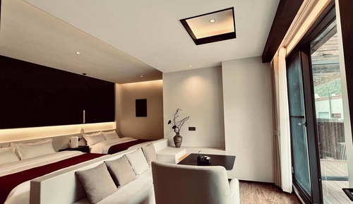 Family Twin Room, Balcony, Hill View