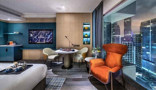 Stylish City View King Room
