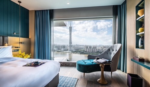 Stylish Canton Tower River View King Room